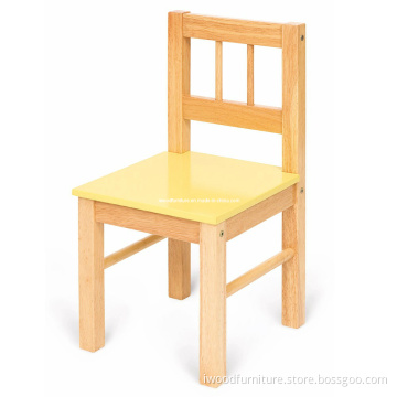 Wooden Table and Chairs / Childs Wooden Chair Yellow